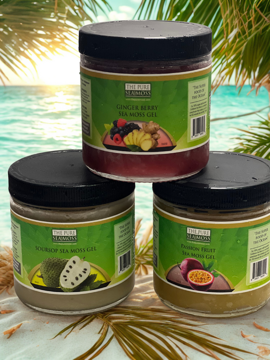 The Pure Sea Moss Bundle (Buy 2 Get 1 half off)