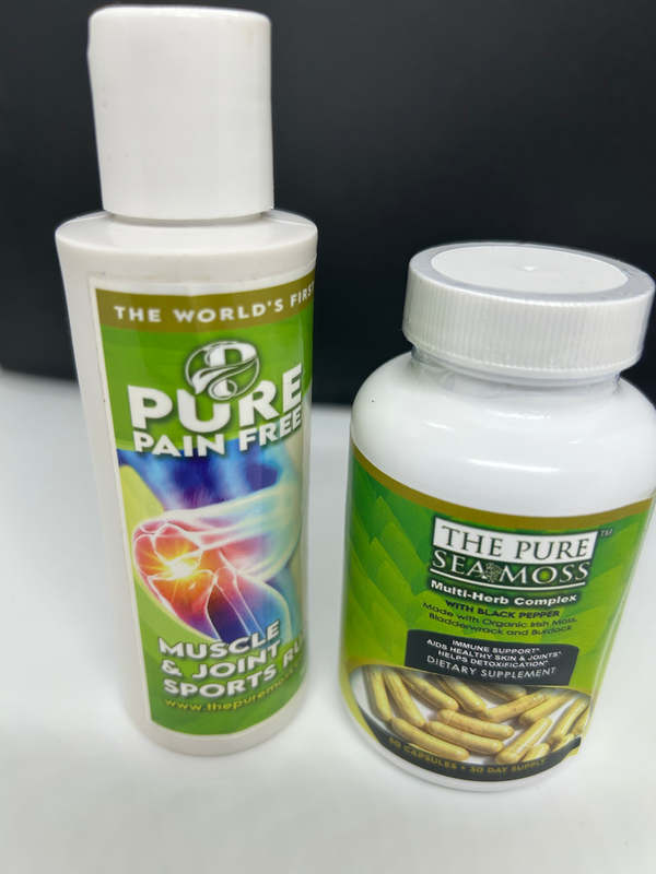 The Sea Moss Capsules and Pain Cream Bundle