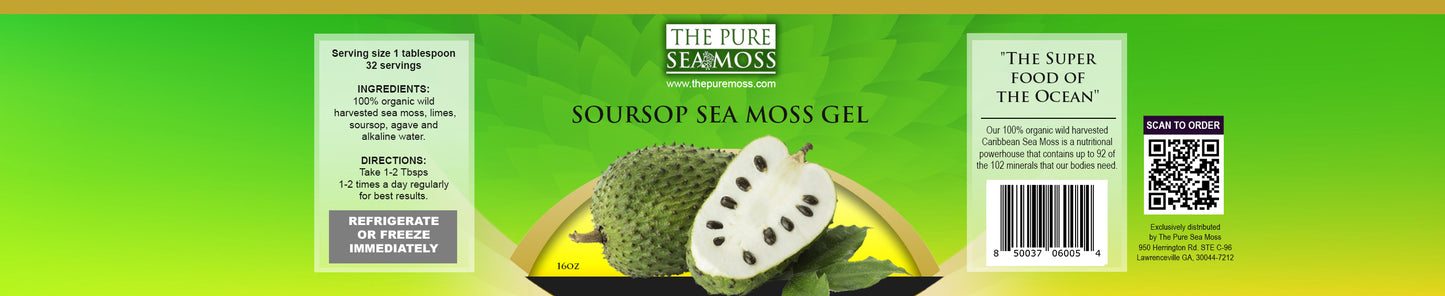 SOURSOP INFUSED SEA MOSS GEL